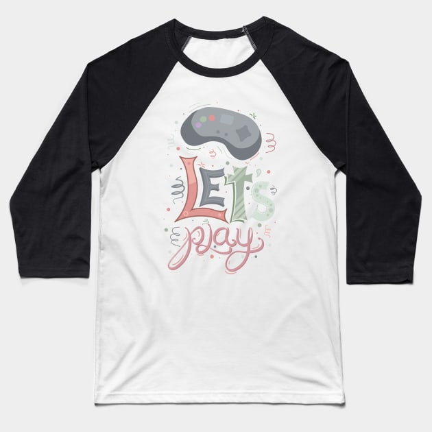 Let's play! Baseball T-Shirt by Veleri